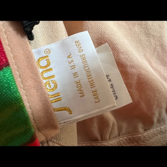 Sirena VTG Swimsuit Bathing Suit Strapless Floral Black SIZE 14 - Picture 9 of 9